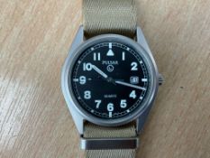 Unissued Condition Pulsar British Army Service Watch, Nato Marks, Sn° 19782, Date 2004