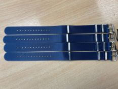 4x New Unissued Nato Watch Straps