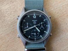 Seiko Gen 1 Pilots Chrono RAF Harrier Force Issue, Nato Marks, Sn° 7095, Date 1988