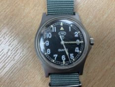 CWC British Army W10 Service Watch, Nato Marks, Sn° 2346, Date 1997, *Small Chip In Glass*