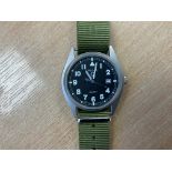 Unissued Condition Pulsar British Army Service Watch. Nato Marks. Date 1999.