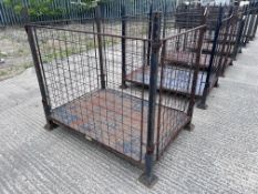 1x MOD Steel Stacking Stillage W/ Removable Posts & Sides