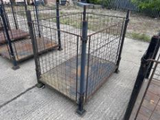 1x MOD Steel Stacking Stillage W/ Removable Posts & Sides