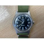 CWC British Army W10 Service Watch. Water Resistant to 5 ATM Nato Marks. Date 2005,SN° 3144.