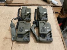 4x Racal RA2000 PTC 414 Combat Field Phones, From MOD