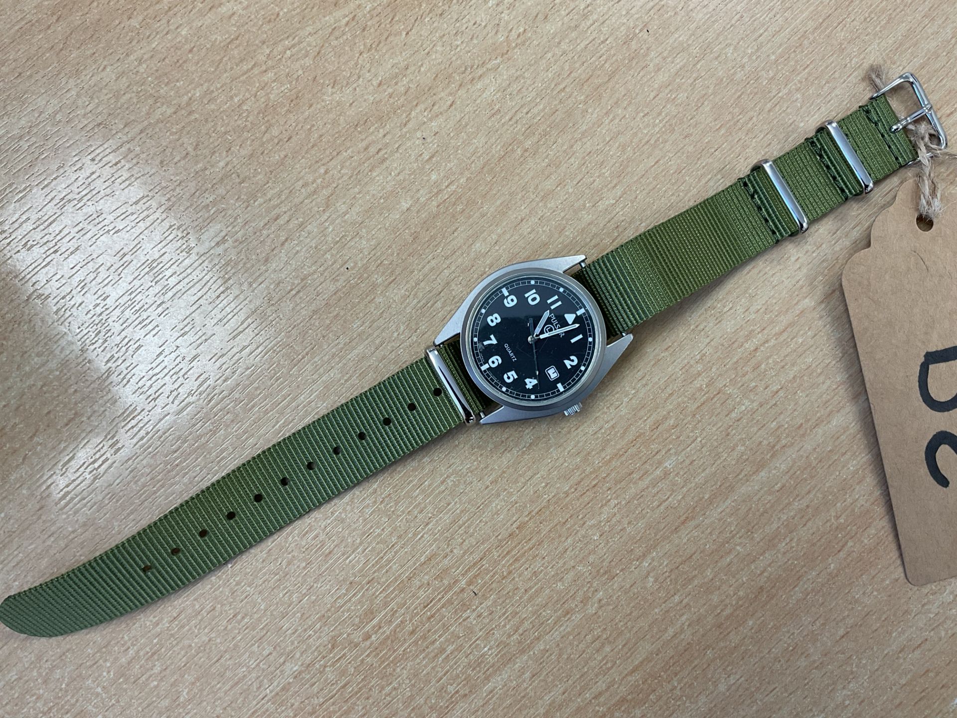 Unissued Condition Pulsar British Army Service Watch. Nato Marks. Date 1999. - Image 2 of 4