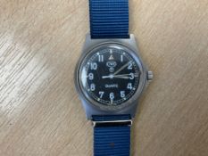 Rare CWC 0552 Royal Navy Service Watch. Nato Marks. Date 1990.