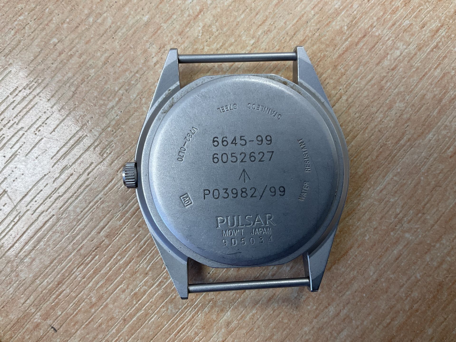 Unissued Condition Pulsar British Army Service Watch. Nato Marks. Date 1999. - Image 3 of 4