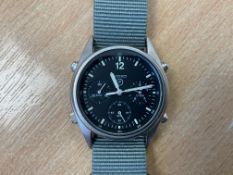 Seiko Gen 1 Pilots Chrono Watch RAF Harrier Force Issue. Nato Marks SN° 2275. Date 1984.