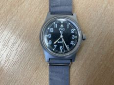 Rare CWC 0552 Royal Marines/Navy Service Watch, Nato Marks. Date 1990.