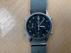 Seiko Gen 1 Pilots Chrono RAF Harrier Force Issue. From RAF Nato Marks, SN° 8124. Date 1989.