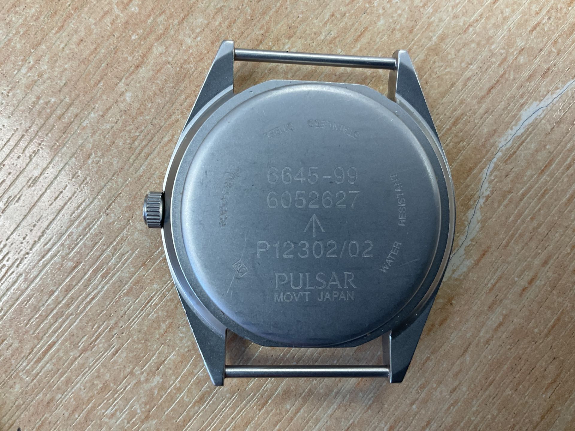 Unissued Condition Pulsar British Army Service Watch Date Adjust. Nato Marks. Date 2002. - Image 3 of 4