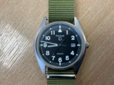 Unissued Condition Pulsar British Army Service Watch Date Adjust. Nato Marks. Date 2002.