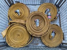 5 x Rolls of Duraline Fire Hose, Direct from UK Fire & Rescue