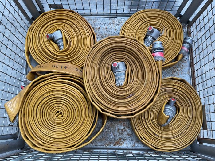 5 x Rolls of Duraline Fire Hose, Direct from UK Fire & Rescue