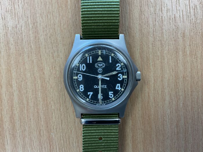 CWC W10 British Army Service Watch, Nato Marks, Sn° 1810, Date 1998