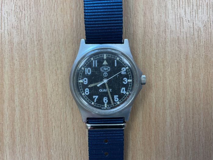 Rare CWC 0552 Royal Marines / Navy Issue Service Watch, Nato Marks, Date 1990