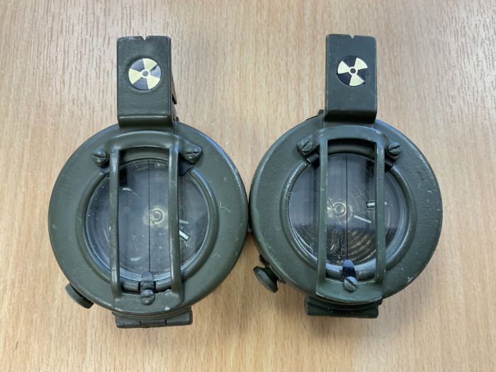 2x Stanley London British Army Prismatic Compass, in Mils, Nato Marks