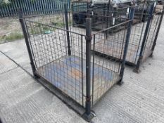 1x MOD Steel Stacking Stillage W/ Removable Posts & Sides