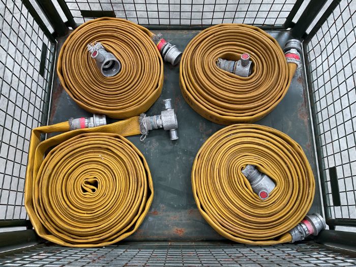 4 x Rolls of Duraline Fire Hose, Direct from UK Fire & Rescue