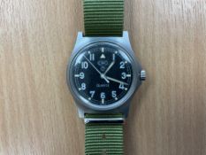 CWC Fat Boy British Army W10 Service Watch, Nato Marks, Date 1983