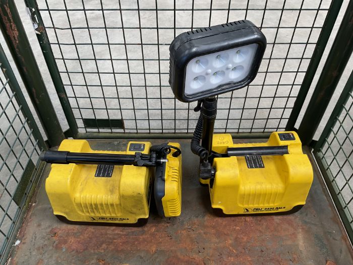 2 x Peli 9430 Rals Remote Area Lighting System, Direct from UK Fire & Rescue