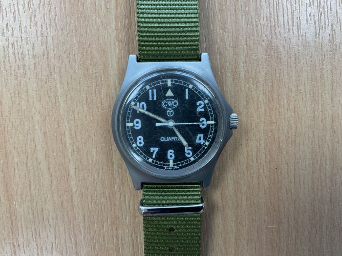 Rare CWC W10 British Army Service Watch, Nato Marks, Sn° 338, Date 2004