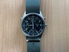 Seiko Gen 2 Pilots Chrono with Date, RAF Tornado Force Issue, Nato Marks, Sn° 3381, Date 1995