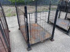 1x MOD Steel Stacking Stillage W/ Removable Posts & Sides