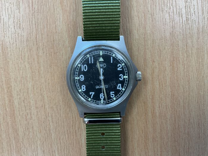 CWC 0552 Royal Marines / Navy Service Watch, Nato Marks, Date 1988