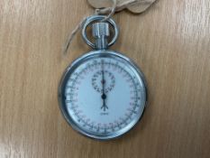 CWC 1/10 Sec W10 Mechanical British Army Stop Watch, Nato Marks, Date 1975, Sn° 215