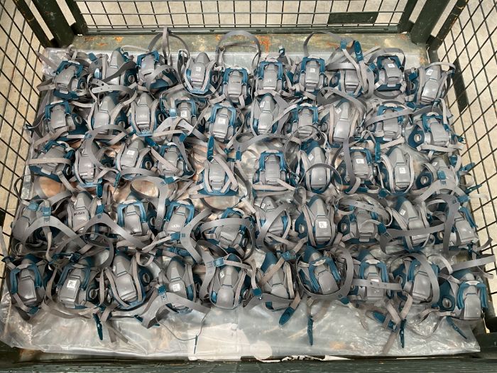 50 x 3M 6502QL New Unused Breathing Masks , Direct from UK Fire & Rescue