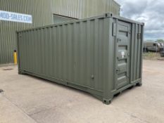 20ft x 8ft Demountable Drops/Hook Loader Ablution Container c/w Twist Locks, from UK MOD