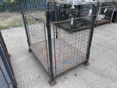 1x MOD Steel Stacking Stillage W/ Removable Posts & Sides