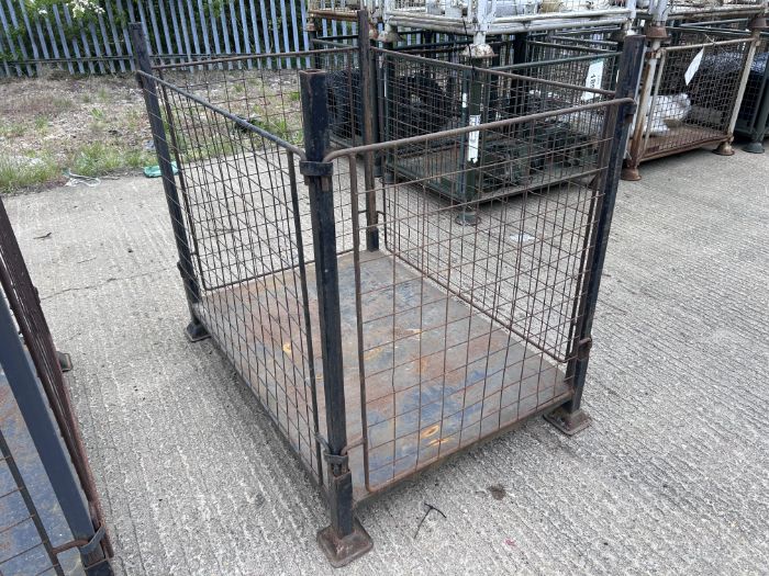 1x MOD Steel Stacking Stillage W/ Removable Posts & Sides