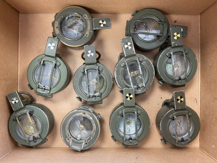 10x Stanley London British Army Prismatic Compass
