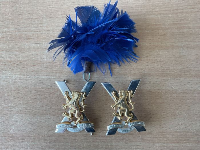 2x Royal Regt of Scotland Cap Badges