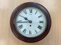 Rare Office/RAF Antique Wall Clock, Manufactured by F W Elliot London, from MOD