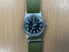 CWC W10 British Army Service Watch, Nato Marks, Date 2005, SN° 1901, Water Resistant to 5ATM