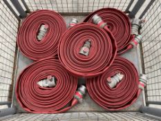 5 x Rolls of Duraline Fire Hose, Direct from UK Fire & Rescue