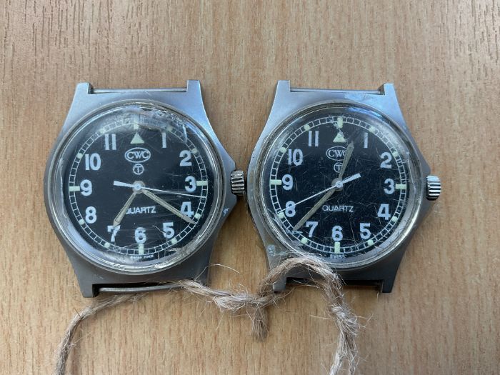 2x CWC 0552 Royal Marines / Navy Service Watches, Dates 1988 / 1988