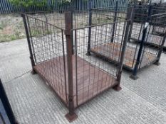 1x MOD Steel Stacking Stillage W/ Removable Posts & Sides