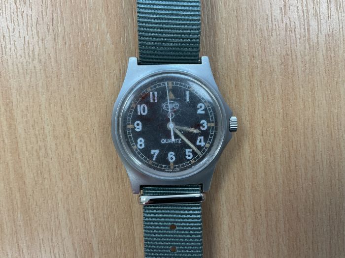 CWC 0555 Royal Navy / Marines Service Watch, Nato Marks, Date 1995, SN° 1445