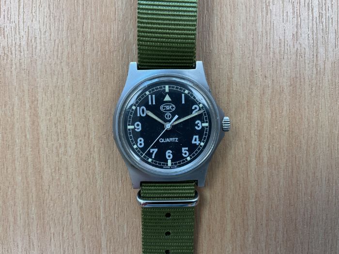 Rare CWC 0552 Royal Marines / Navy Service Watch, Nato Marks, Sn° 30014, Date 1989