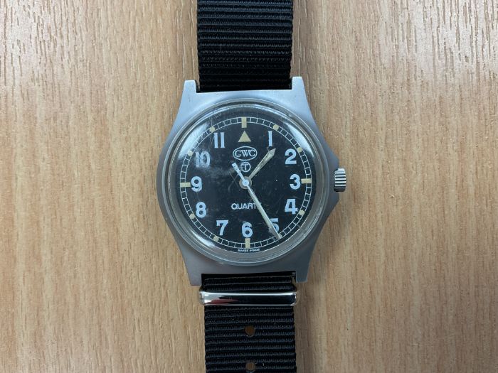 CWC W10 British Army Service Watch, Nato Marks, Sn° 2497, Date 1998
