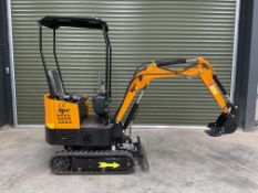 2024 Unissued JPC 1020KG 12HP Diesel Rubber Track Mini Excavator c/w Front Blade