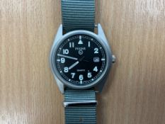 Unissued Condition Pulsar British Army Service Watch with Date, Nato Marks, Date 2004