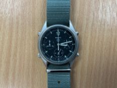 Seiko Gen 1 Pilots Chrono RAF Harrier Force Issue, Nato Marks, Sn° 1844, Date 1984