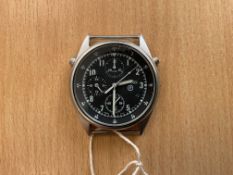 Seiko Gen 2 Pilots Chrono with Date, RAF Tornado Force Issue, Nato Marks, Date 1995 *Winder Missing*