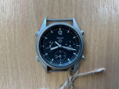 Seiko Gen 1 Pilots Chrono RAF Harrier Force Issue, Nato Marks, Sn° 5795, Date 1988, Glass Missing